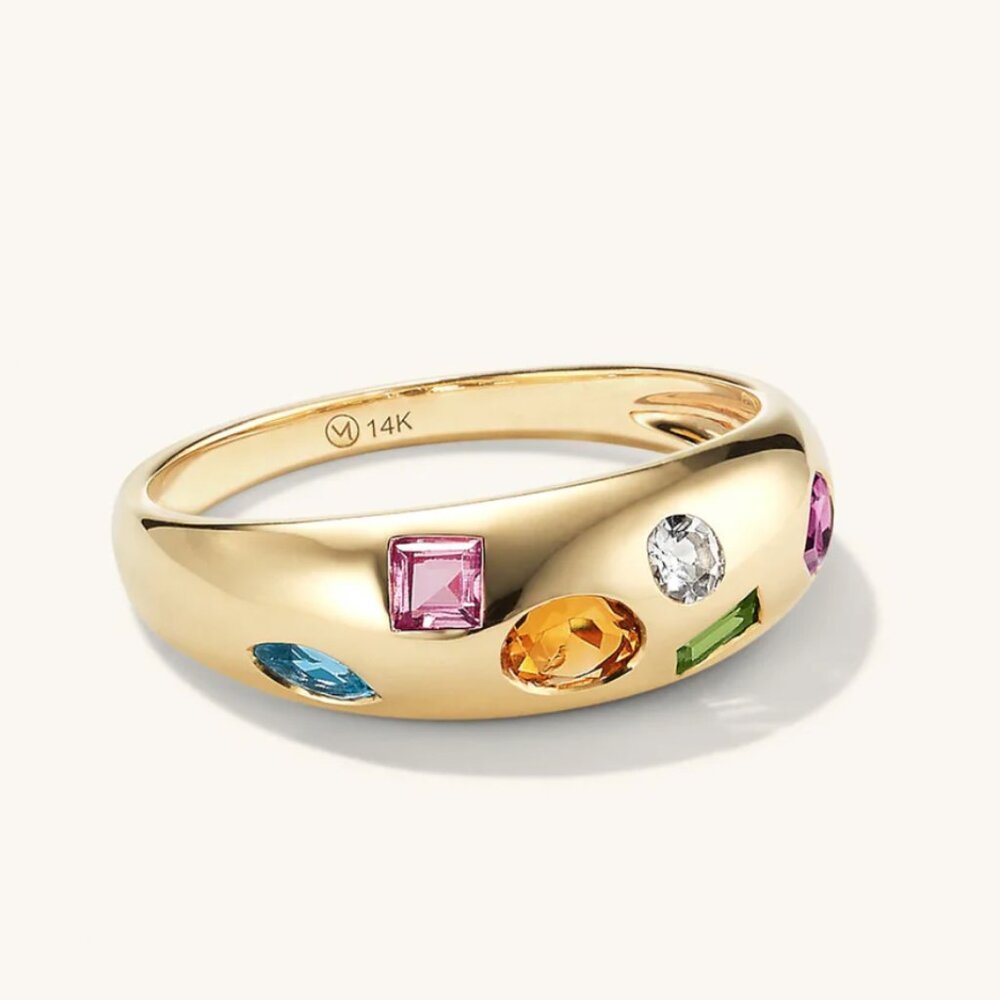 Mejuri Toronto Mosaic Dôme Ring